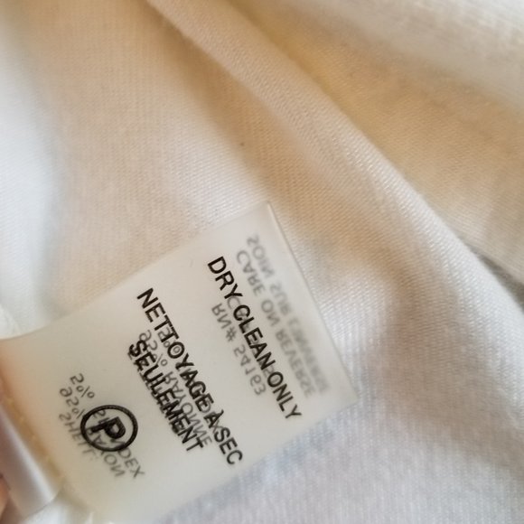 Ivanka Trump Women's Small, white peplum tee - Picture 6 of 7